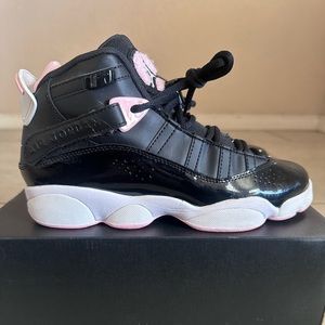 Jordan 6 Rings GS 'Black Arctic Punch' (BLK / WHT / PINK)
